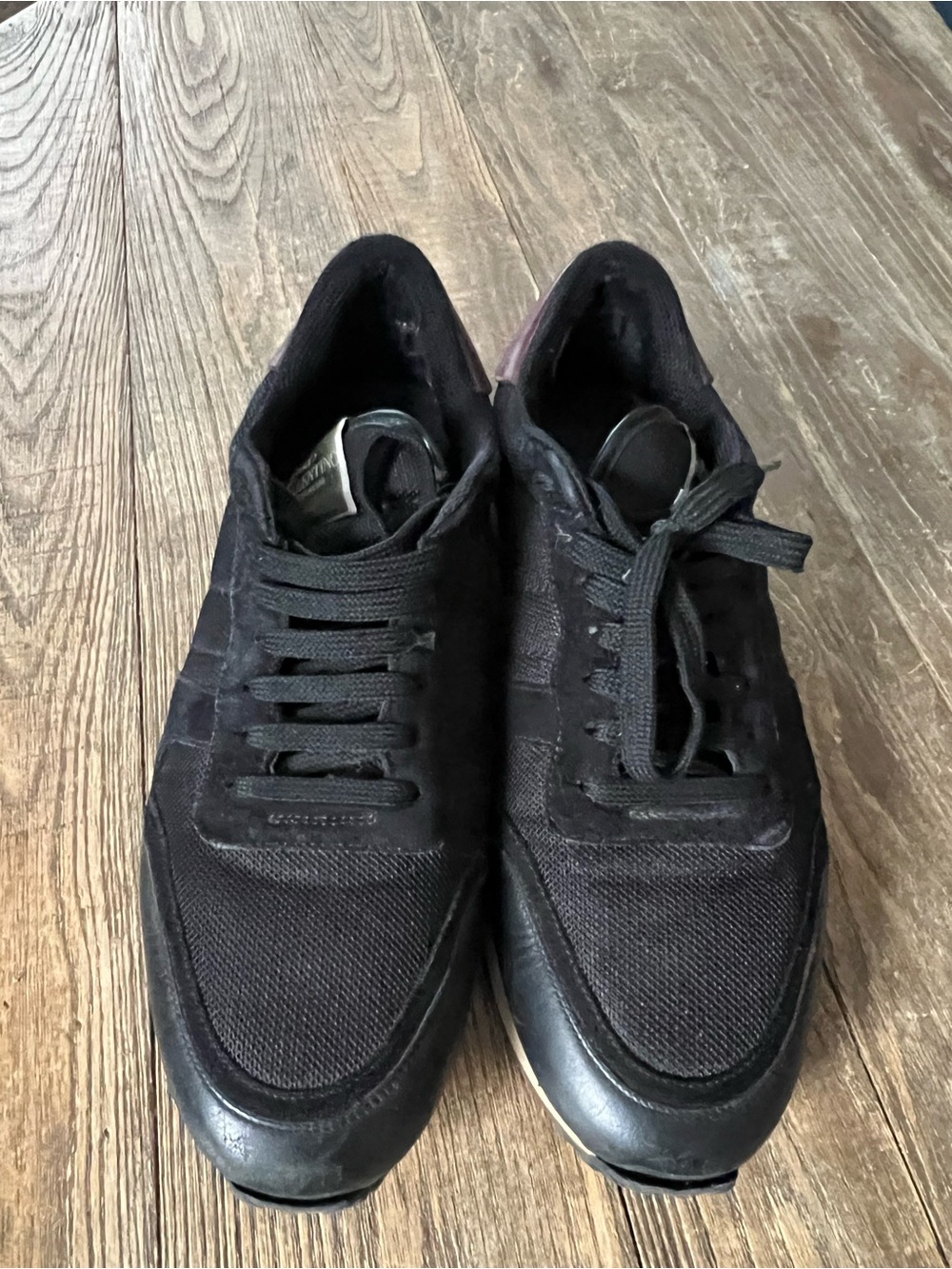 Valentino Garavani Rockrunner Mesh Sneakers w Brown Gum Midsole - Picture 6 of 7